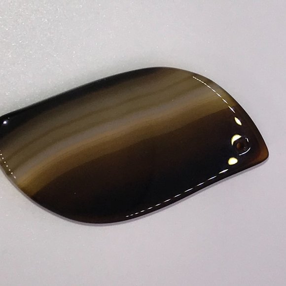 Coffee Onyx Agate Pendant - Picture 6 of 7